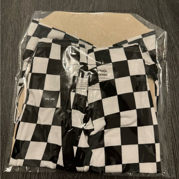 🏁 Cool Checks Little Sleepies Checkered Bamboo Zippy Sleeper PJ Sleeper NEW 2T - Picture 3 of 8